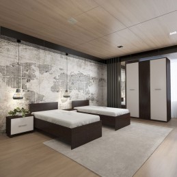 Dormitor Hera cu 2 paturi...