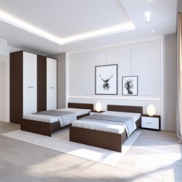 Dormitor Hera cu 2 paturi...