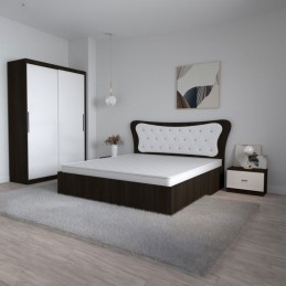 Dormitor Darius Wenge/Alb...