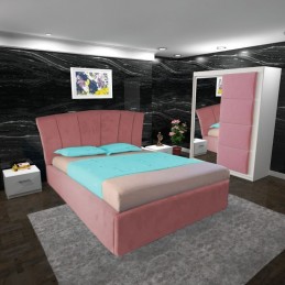 Dormitor BIANCO Roz...