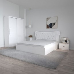 Dormitor Dante Alb Fara...