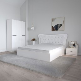 Dormitor Dante Alb cu Dulap...