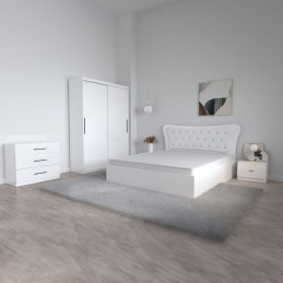 Dormitor Dante Alb Fara...