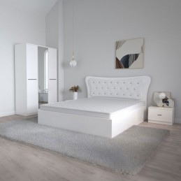 Dormitor Dante Alb cu Dulap...