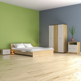 Dormitor Hera Stejar cu Comoda