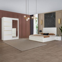 Dormitor Diego Alb, Pat...