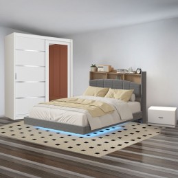 Dormitor COD A013 GRI- Pat...