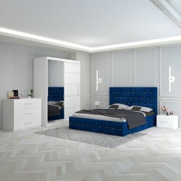 Dormitor Eric Albastru +...