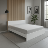 Pat Hera Alb 140 X 200 + Saltea 20cm Grosime