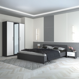 Dormitor Hera Gri  -...