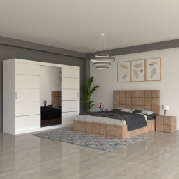 Dormitor Ven03 Crem cu...