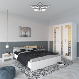 Dormitor Eva Alb Fără...