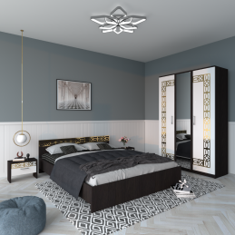 Dormitor Eva Wenge Cu...