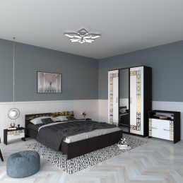 Dormitor Eva Wenge Cu...