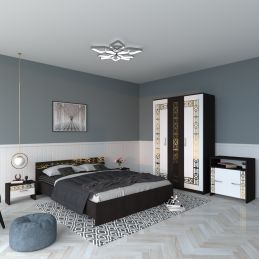 Dormitor Eva Wenge Fără...