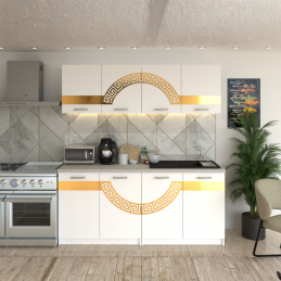 Bucatarie Verona Alb  ( Gold )