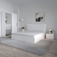 Dormitor Dante – Disponibil pe Alb, Sonoma sau Wenge, Mai Multe Variante | AnyMob